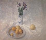 NC Wyeth Still Life with Iris and Oranges china oil painting reproduction